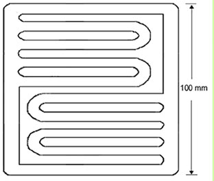 Düz Seri  100x100 Square Flat Element-1