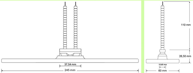 Düz FSF Seri  245x60 Full  Size Flat Element