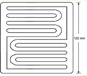 Düz Seri  122x122 Square Flat Element-2