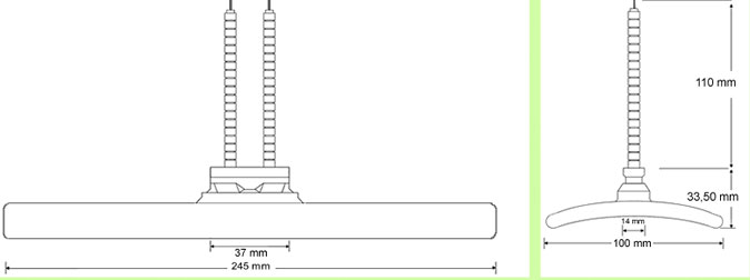 Konkav Seri  245x100